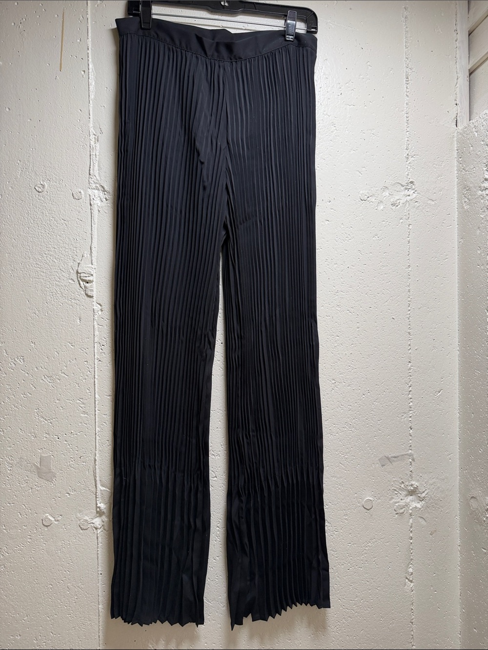 Vintage Babette Pleated Palazzo Pants - Black